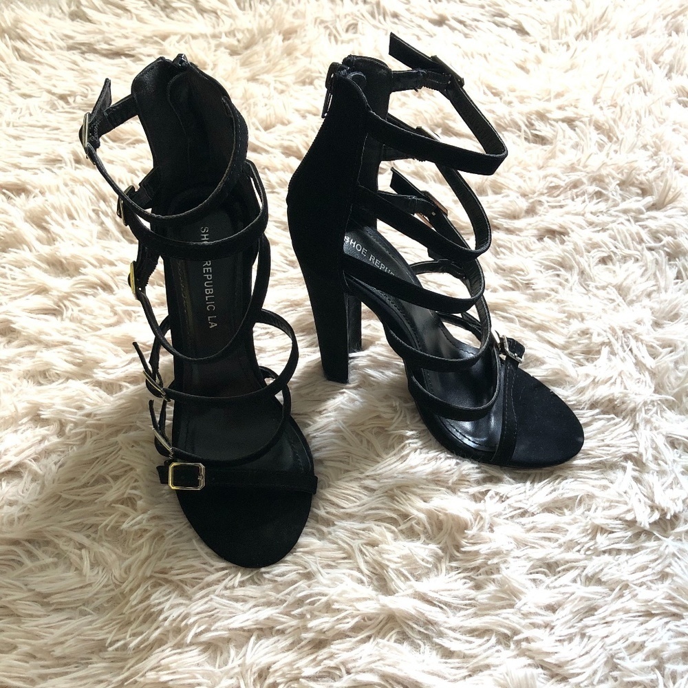Shoe Republic LA Chunky Heels Size 6.5